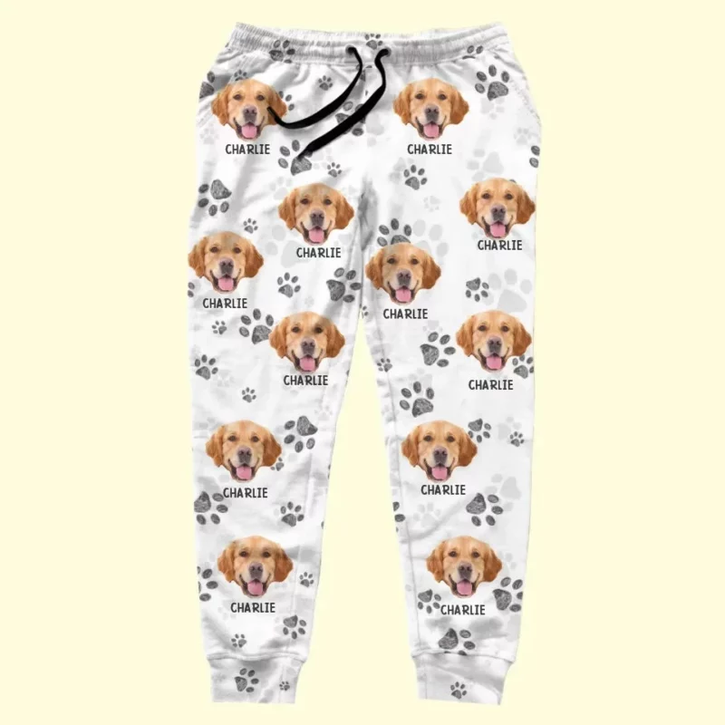 Custom Photo Pawsome Christmas Vibes! - Dog & Cat Personalized Custom Pajama Pants - Christmas Gift For Pet Owners, Pet Lovers - Image 4