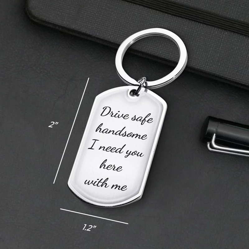 Forever Belonging to You - Couple Personalized Custom Keychain - Gift For Husband Wife, Anniversary - Image 4