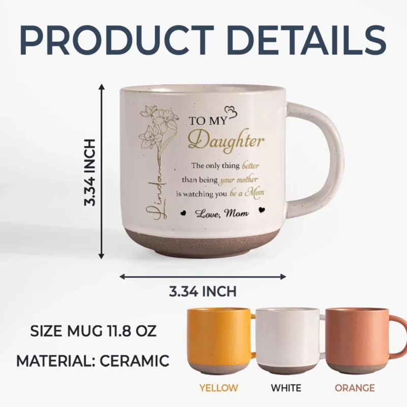 A Mother's Love: Unmatched and Eternal - Family Personalized  Mug - Mother's Day, Gift For Mom, Daughter, Grandma - Image 4