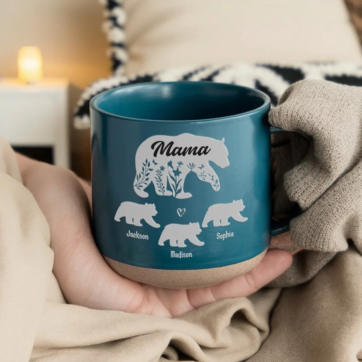 Her Love, Our Inheritance - Family Personalized Mug - Mother's Day, Gift For Mom, Grandma - Image 4