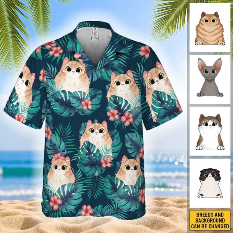 Paws & Sunshine  - Custom Hawaiian Shirt  - Perfect Gift for Dad, For Pet Owners, Pet Lovers - Image 4