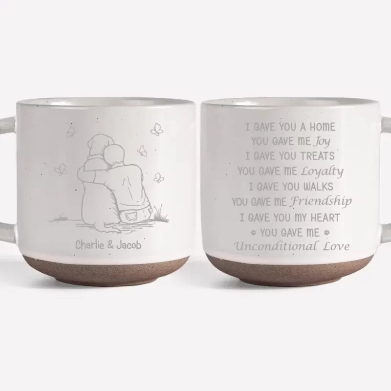 Forever Grateful for Your Love - Memorial Personalized  Pottery Mug - Thoughtful Remembrance Gift for Pet Owners, Pet Lovers - Image 7