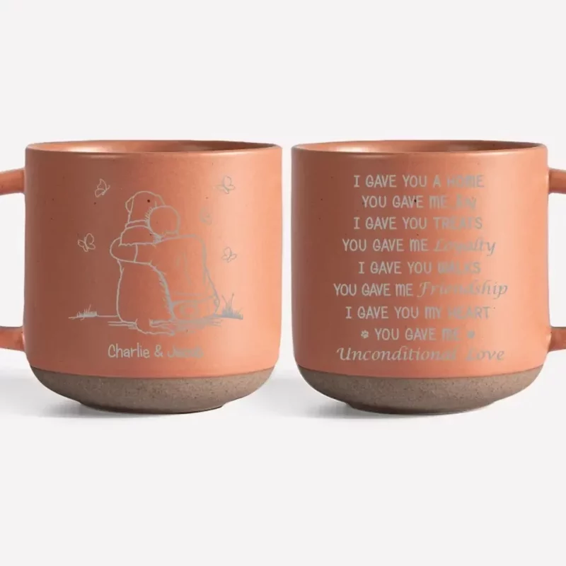 Forever Grateful for Your Love - Memorial Personalized  Pottery Mug - Thoughtful Remembrance Gift for Pet Owners, Pet Lovers - Image 8