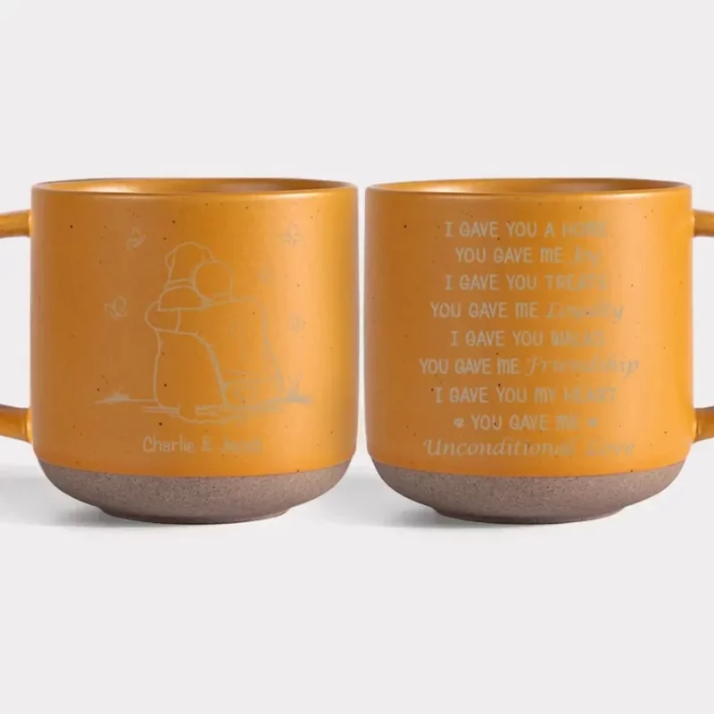 Forever Grateful for Your Love - Memorial Personalized  Pottery Mug - Thoughtful Remembrance Gift for Pet Owners, Pet Lovers - Image 9