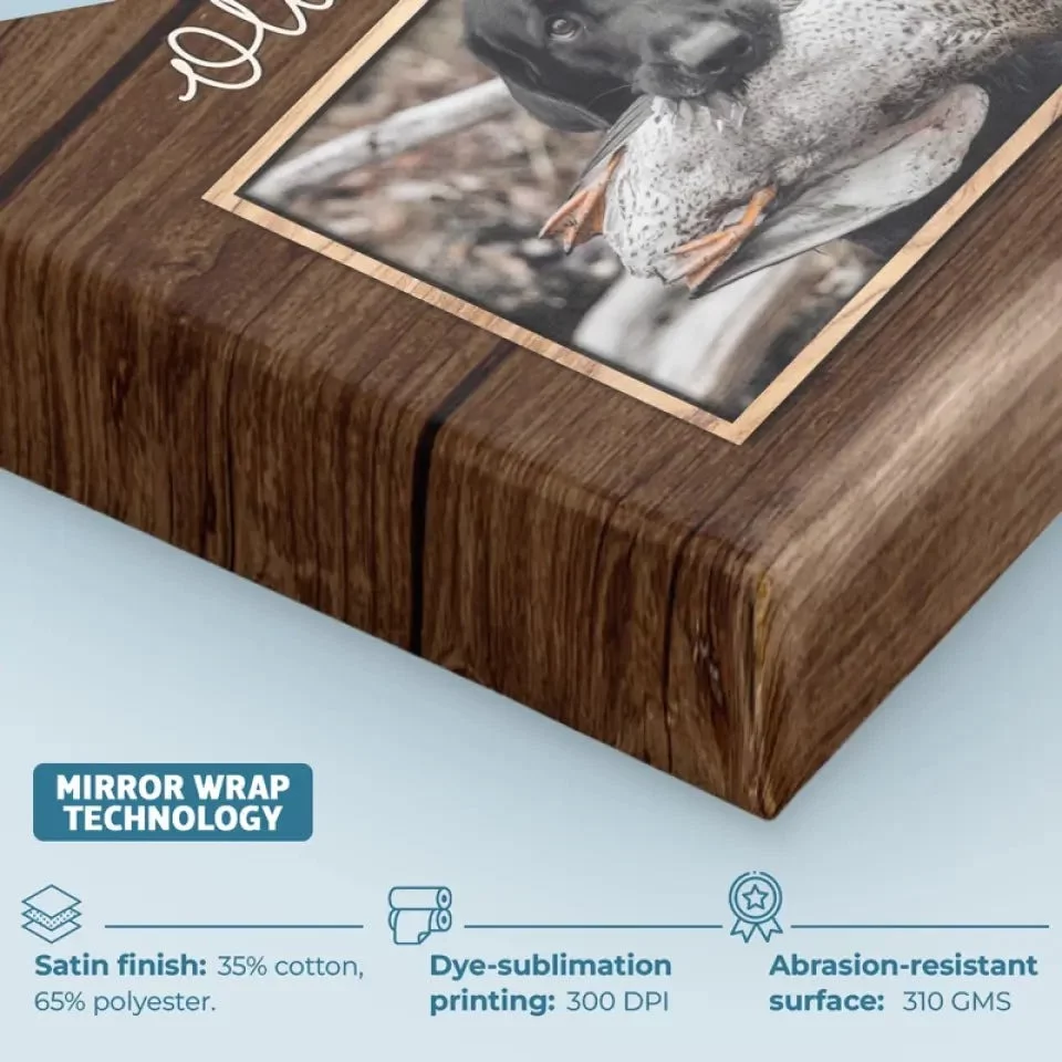 Custom Photo My Love for You Is Forever - Vertical Canvas Print with Personalized Family Details - Perfect Gift for Dad, Fathers Day or Birthday - Image 4