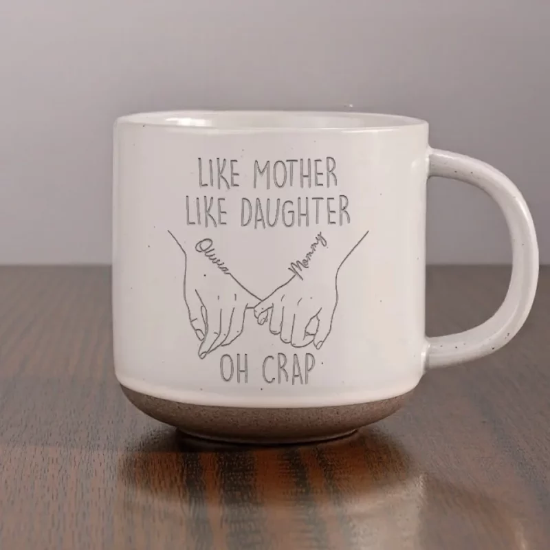 Mom Life, Daughter Style - Family Personalized  Mug - Mother's Day, Gift For Mom, Daughter, Grandma