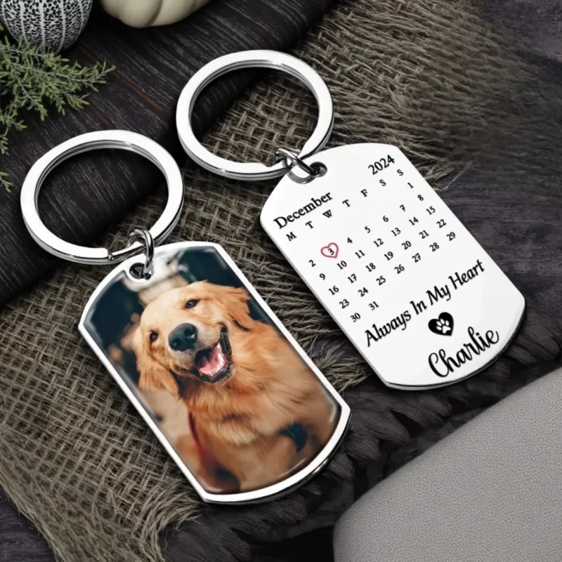 Custom Photo Your Memories, Forever in Print - Custom Remembrance Keychain - A Gentle Tribute for a Beloved Pet - Image 4