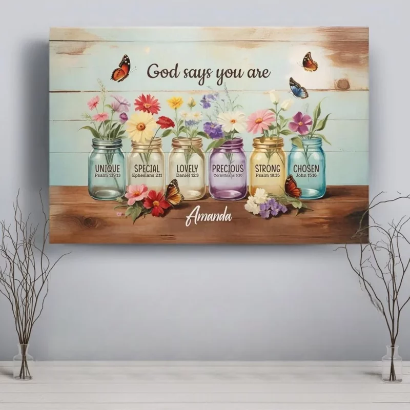 God Calls You His Own - Custom Horizontal Canvas for Your Family - Perfect Gift for You, Your Friends, and Loved Ones - Image 6