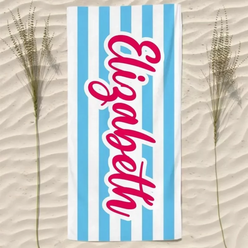 Beach Bound - Custom Personalized Beach Towel for Bestie - Summer Vacation Gift, Gift For Best Friends, Sisters - Image 4