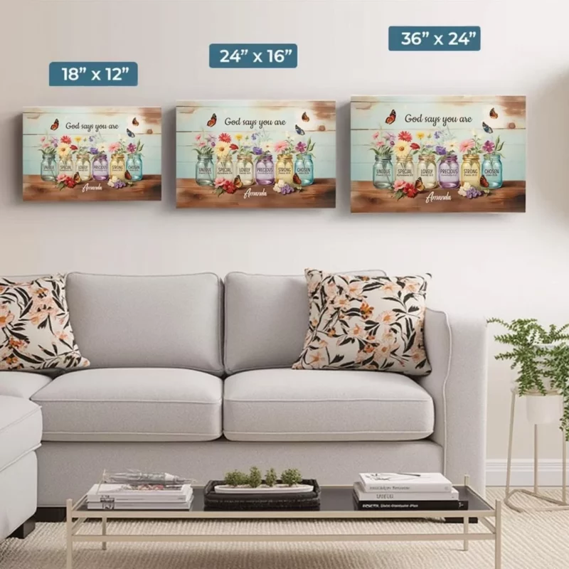 God Calls You His Own - Custom Horizontal Canvas for Your Family - Perfect Gift for You, Your Friends, and Loved Ones - Image 5