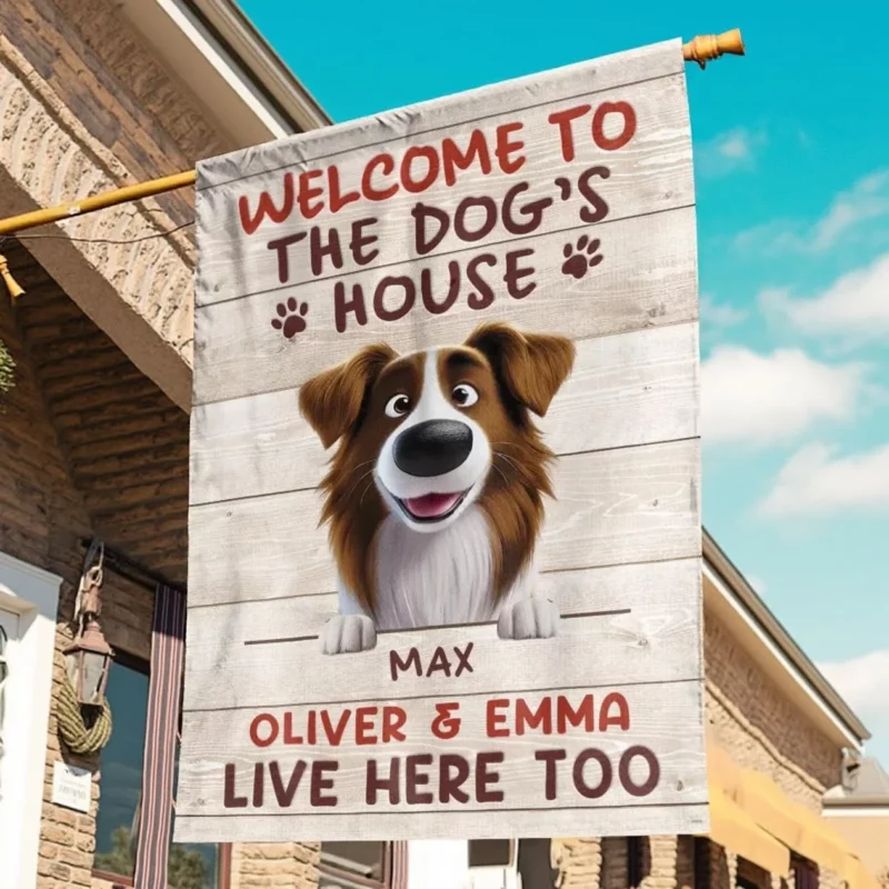 Where Loyalty Barks and Love Never Ends - Customized Personal Flag for Dogs & Cats - Perfect Surprises for Pet Parents, Pet Lovers - Image 5