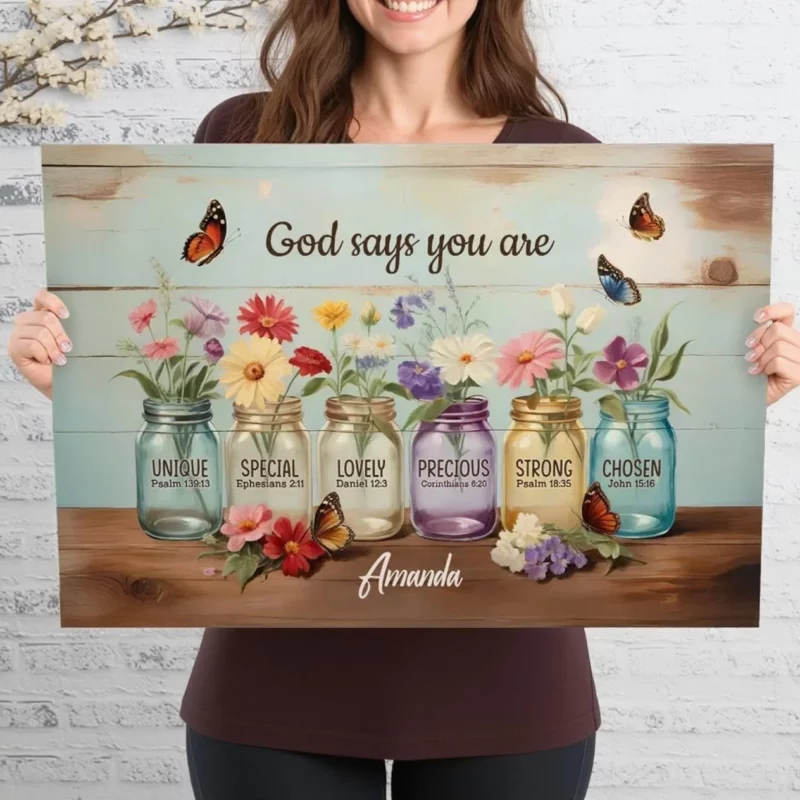 God Calls You His Own - Custom Horizontal Canvas for Your Family - Perfect Gift for You, Your Friends, and Loved Ones - Image 3