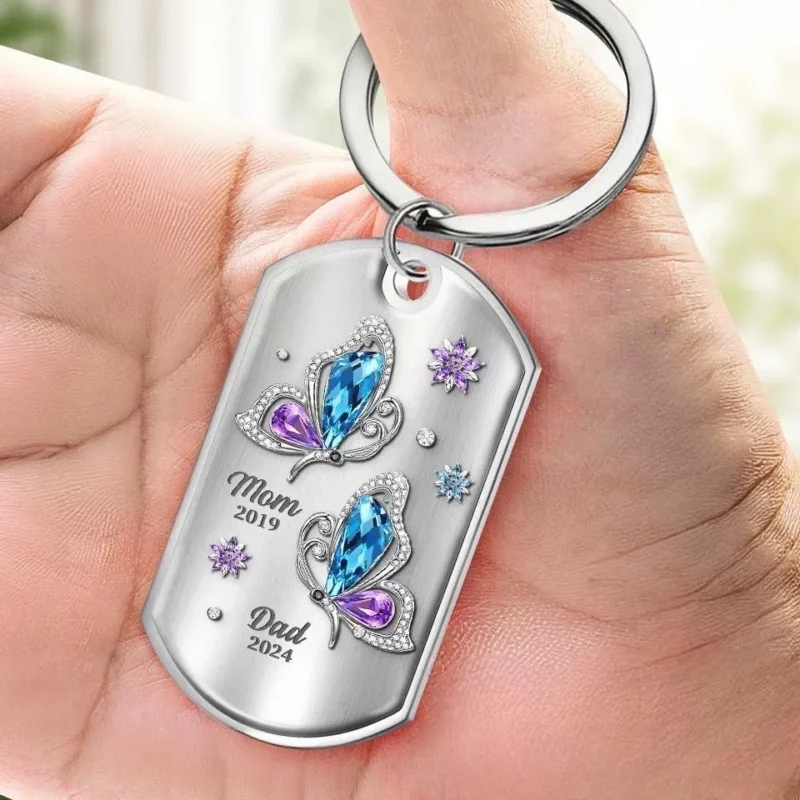 Missing You Already - Custom Remembrance Keychain - Heartfelt Christmas and Memorial Gift for Family - Image 3