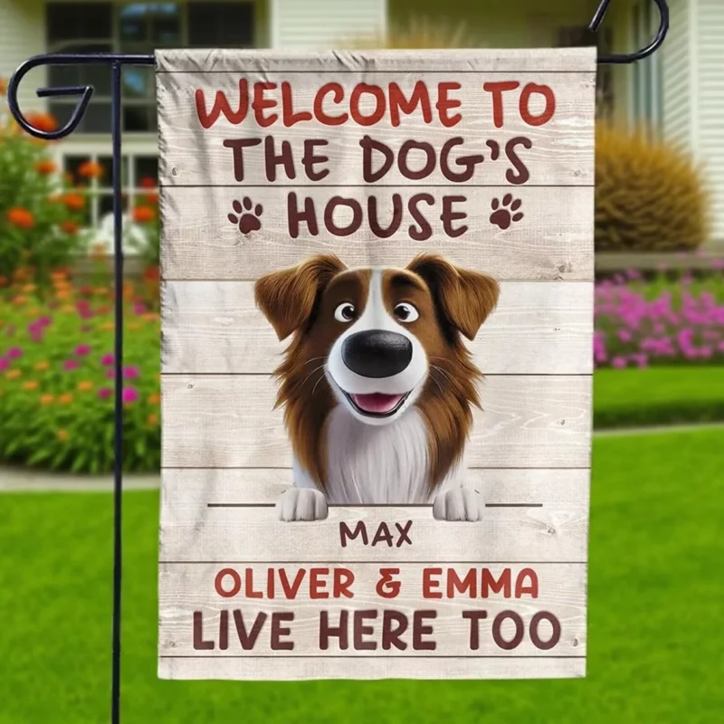 Where Loyalty Barks and Love Never Ends - Customized Personal Flag for Dogs & Cats - Perfect Surprises for Pet Parents, Pet Lovers - Image 4