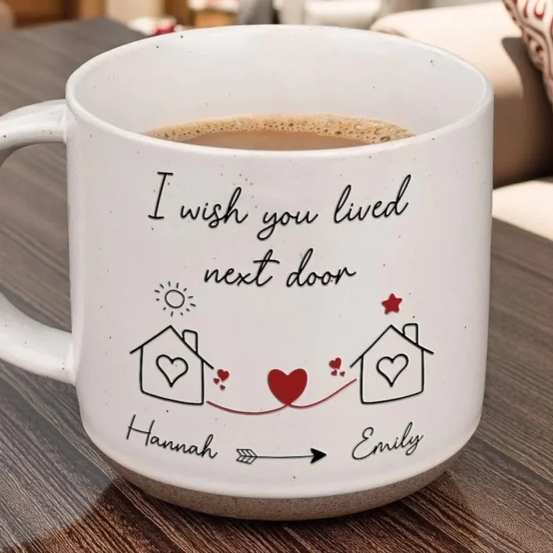 A Piece of Me Is Missing - Bestie Personalized  Mug - Perfect Gift for Your Bestie or Soul Sister