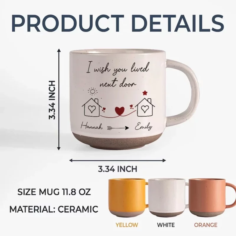 A Piece of Me Is Missing - Bestie Personalized  Mug - Perfect Gift for Your Bestie or Soul Sister - Image 7