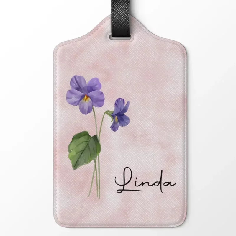 Bloom Where You Are Planted - Customizable Travel Luggage Tag - Gift For Travel Lovers, Best Friends, Sisters - Image 2