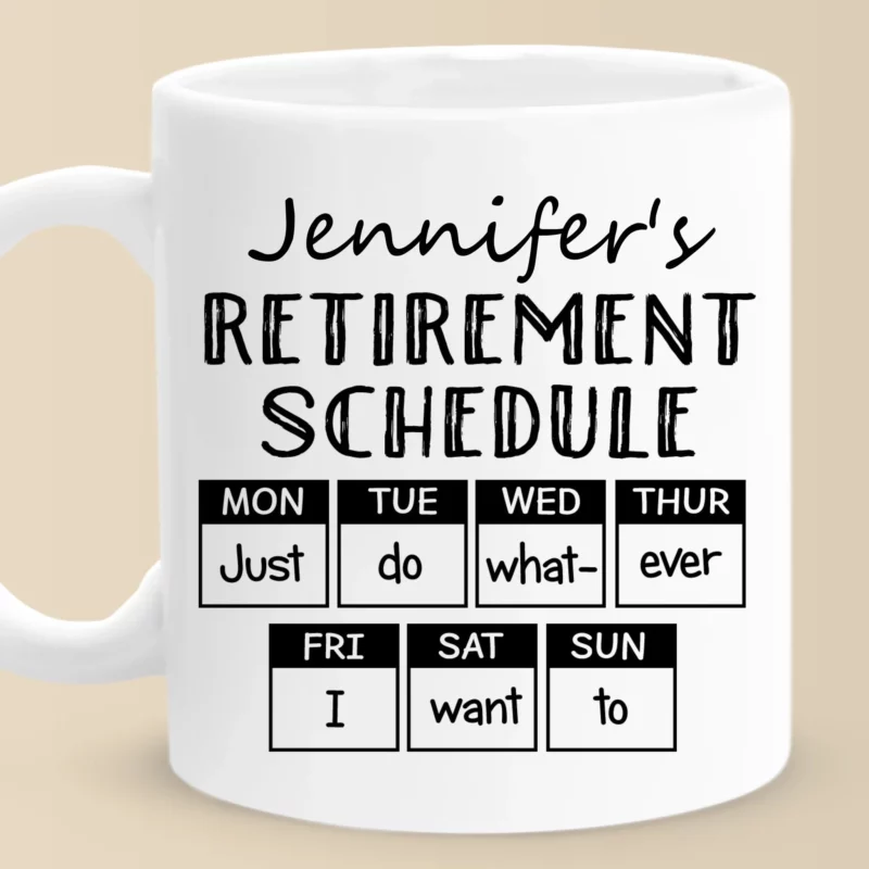 Busy Doing Nothing - Custom 3D Inflated Effect Printed Mug for Coworker - Retirement Appreciation Gift for an Amazing Coworker - Image 2