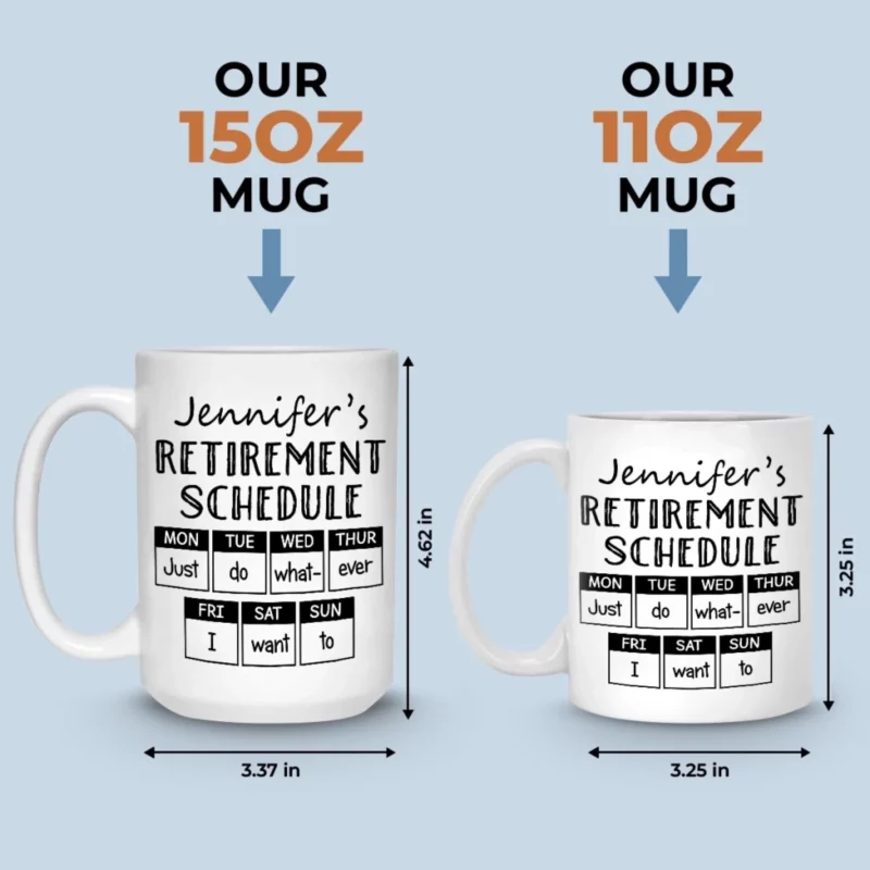 Busy Doing Nothing - Custom 3D Inflated Effect Printed Mug for Coworker - Retirement Appreciation Gift for an Amazing Coworker - Image 5
