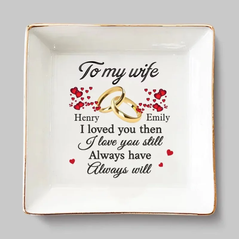 Cheers to Another Amazing Year! - Customized Jewelry Dish for Couple - Romantic Gift Idea for Married Couples, Anniversary - Image 2