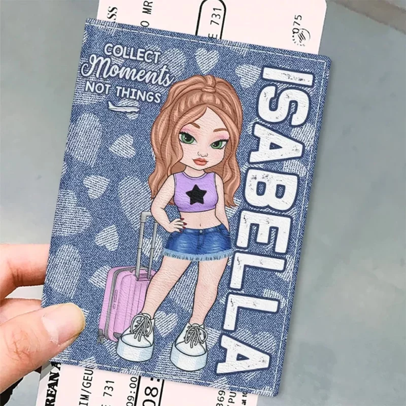 Say Hello to the Wild Side - Customized Travel Passport Cover & Passport Holder - Gift For Travel Lovers