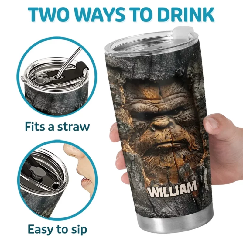 Start Your Morning on the Wild Side - Family Personalized Standard Tumbler - A Heartwarming Gift for Friends, Family, and Yourself - Image 3