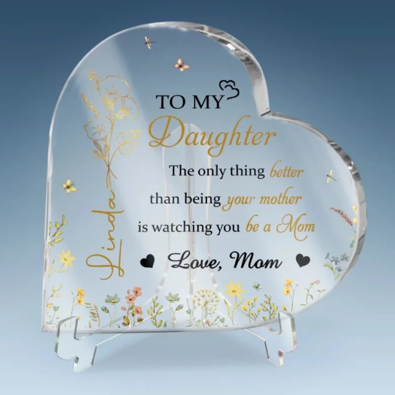 To My Sweetest Love - Personalized Acrylic Plaque - Gift For Mom, Your Girl, Mother's Day Gift - Image 3