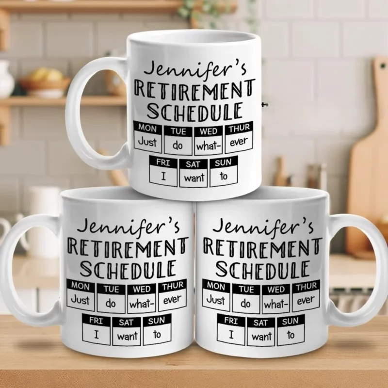 Busy Doing Nothing - Custom 3D Inflated Effect Printed Mug for Coworker - Retirement Appreciation Gift for an Amazing Coworker - Image 4