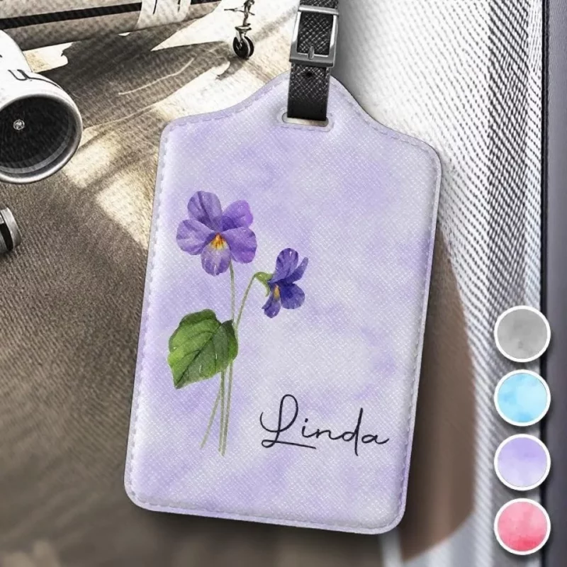 Bloom Where You Are Planted - Customizable Travel Luggage Tag - Gift For Travel Lovers, Best Friends, Sisters - Image 3