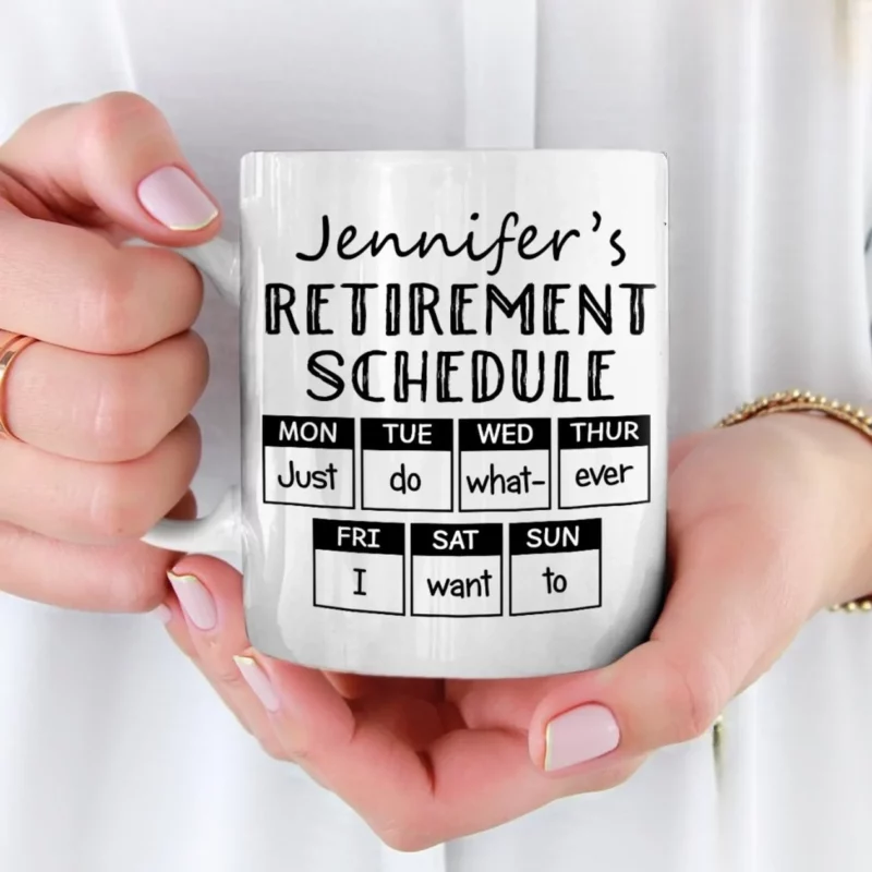 Busy Doing Nothing - Custom 3D Inflated Effect Printed Mug for Coworker - Retirement Appreciation Gift for an Amazing Coworker - Image 3