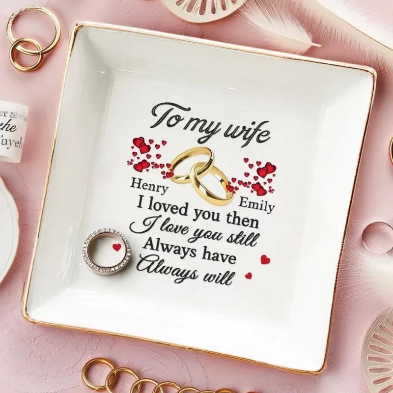 Cheers to Another Amazing Year! - Customized Jewelry Dish for Couple - Romantic Gift Idea for Married Couples, Anniversary - Image 3
